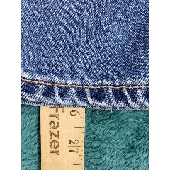 American Eagle Jeans Size 18 Womens Blue Stretch Pants Mid Rise Curvy Mom - Picture 9 of 14